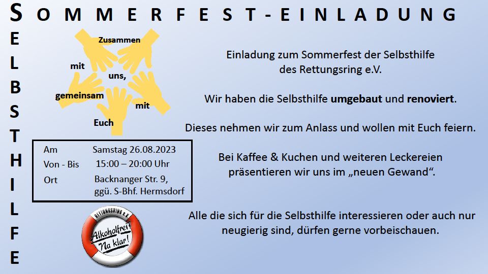 Rettungsring e.V - Sommerfest